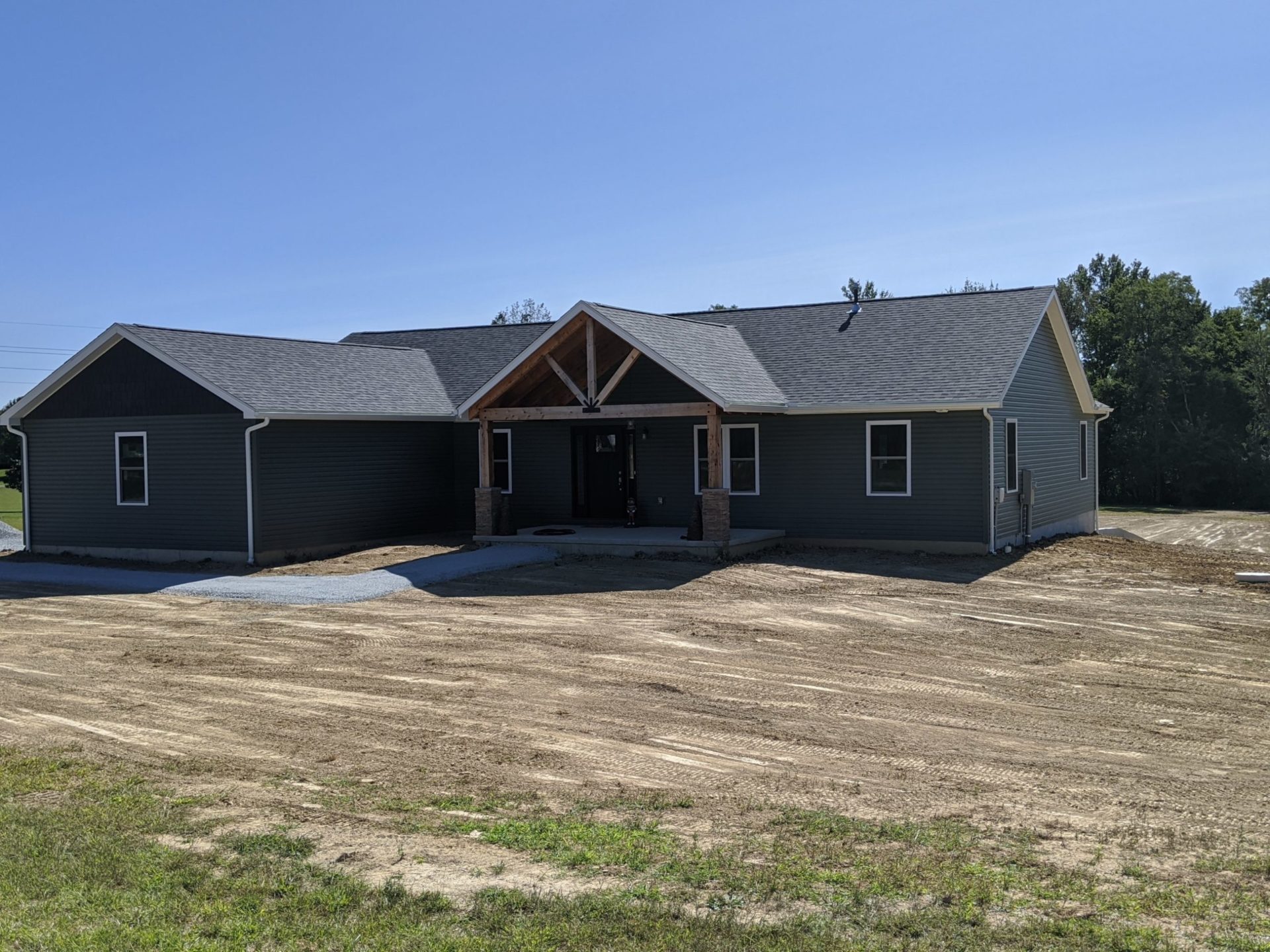 Newly completed green custom home